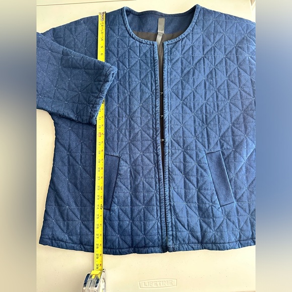 MarlaWynne Quilted Blue Jacket - Picture 9 of 10
